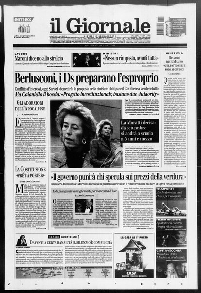 Il giornale : quotidiano del mattino